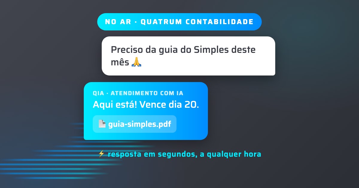 Atendimento com IA no WhatsApp: a QIA no ar com a Quatrum
